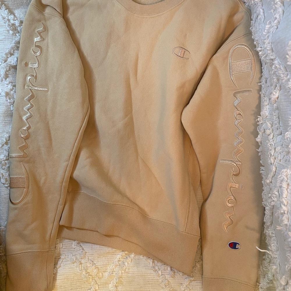 Champion Beige Crew Neck